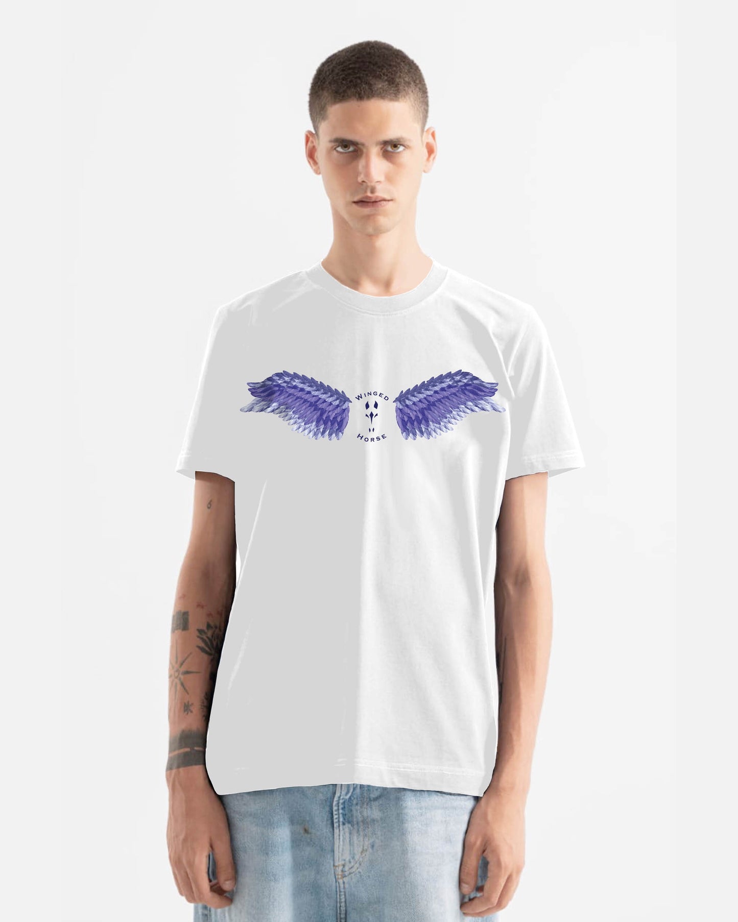 Blue wing