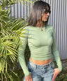 Long Sleeves Basic Top