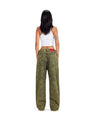 Distressed Denim - Olive