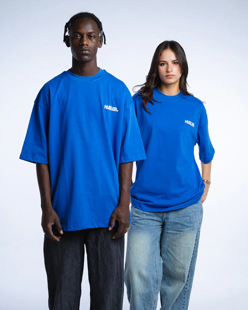 Blue Hustler Tee