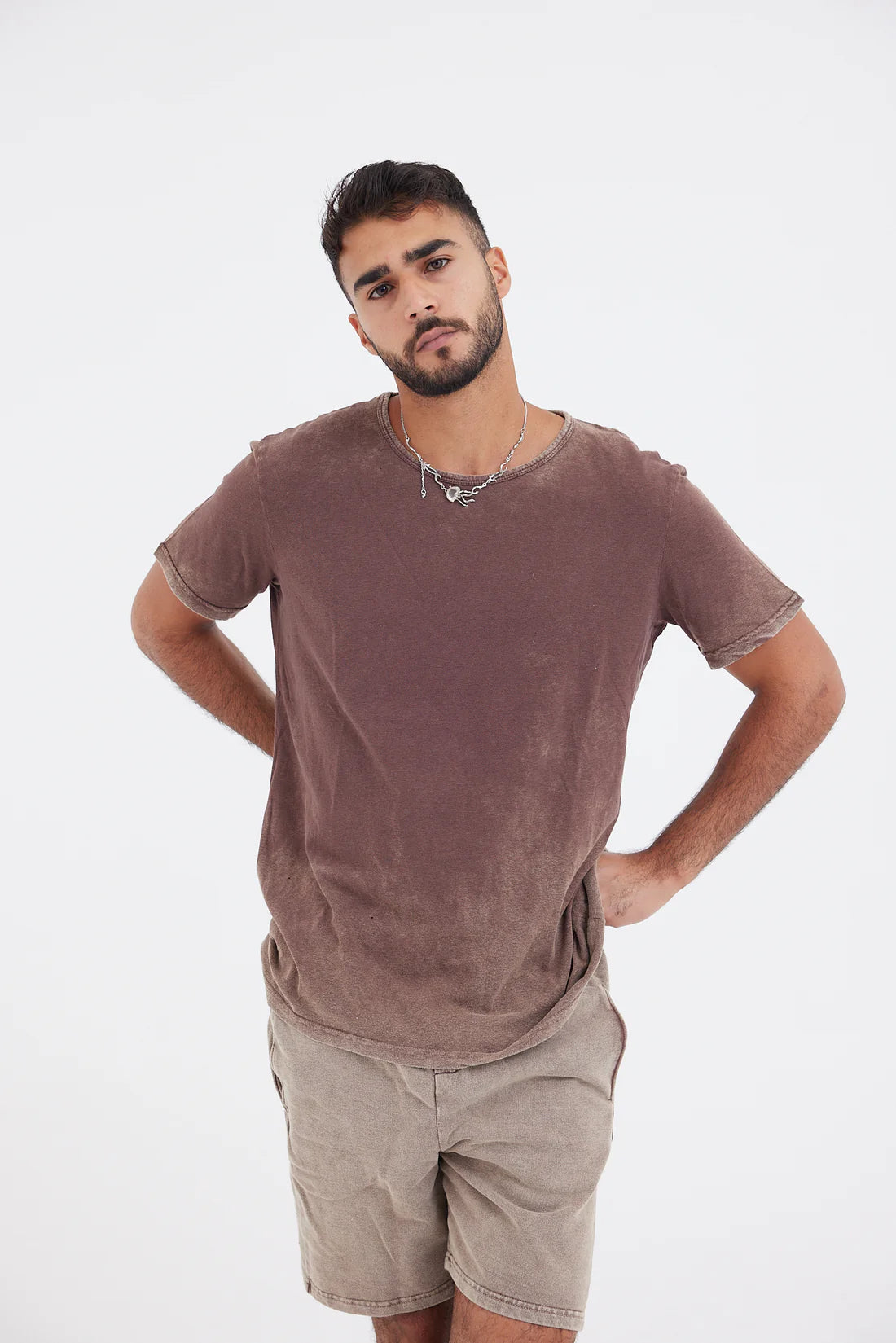 Washed Tshirt Brown