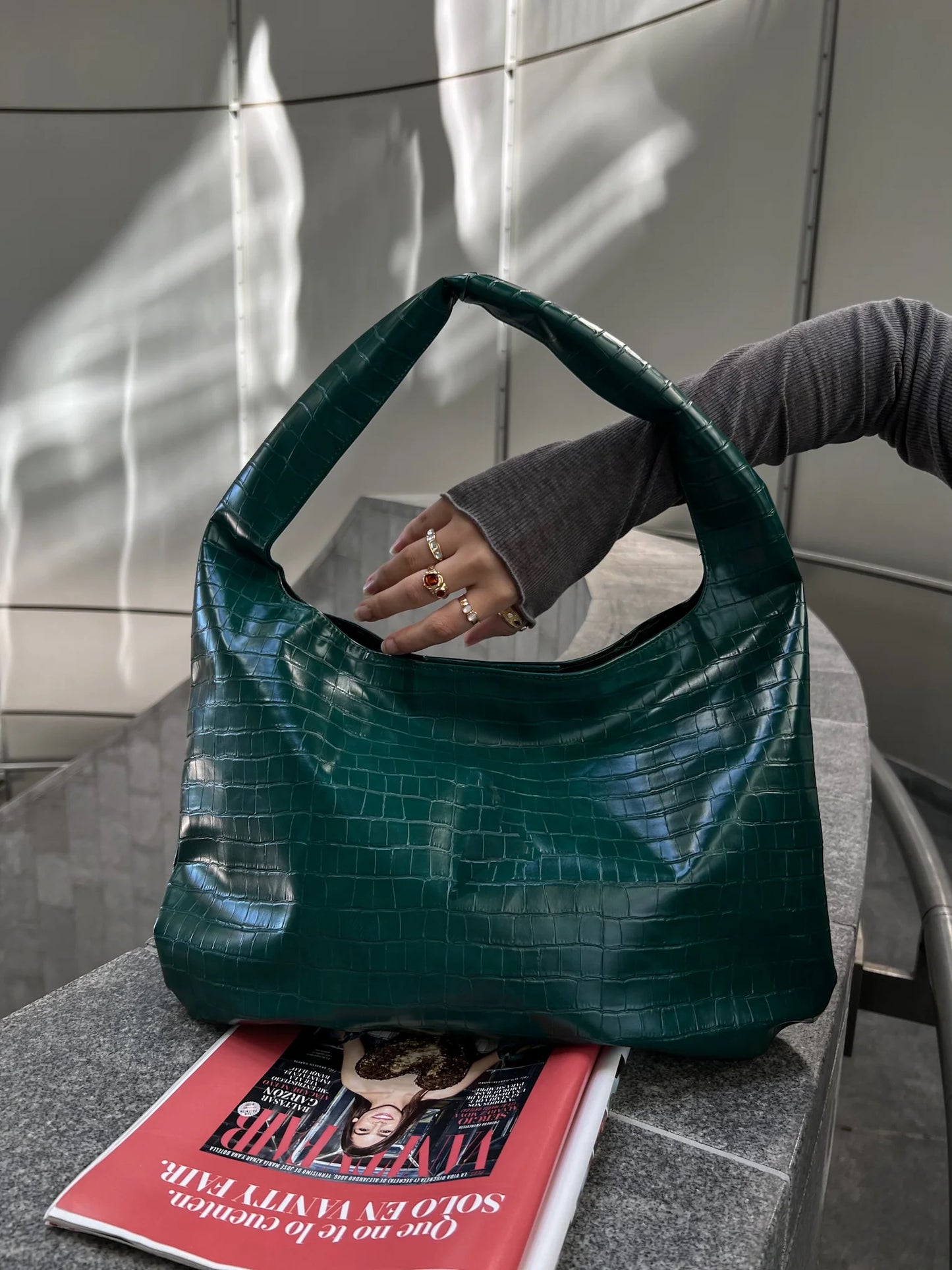 CROCO BAG LEATHER