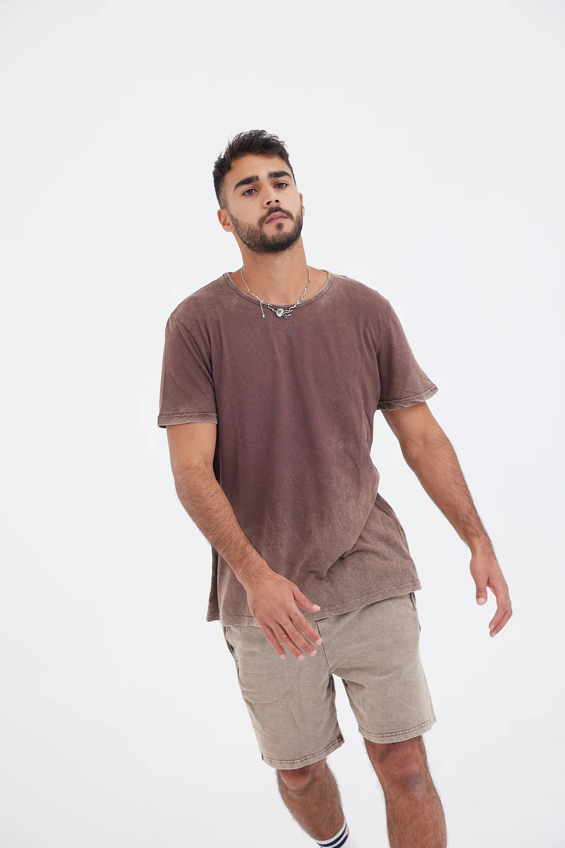 Washed Tshirt Brown