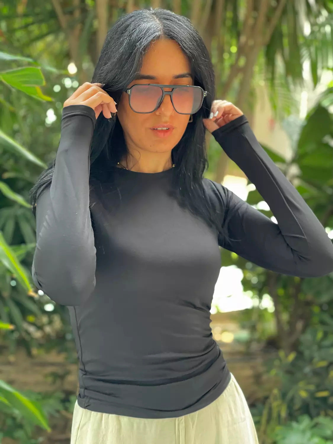 Long Sleeves Basic Top