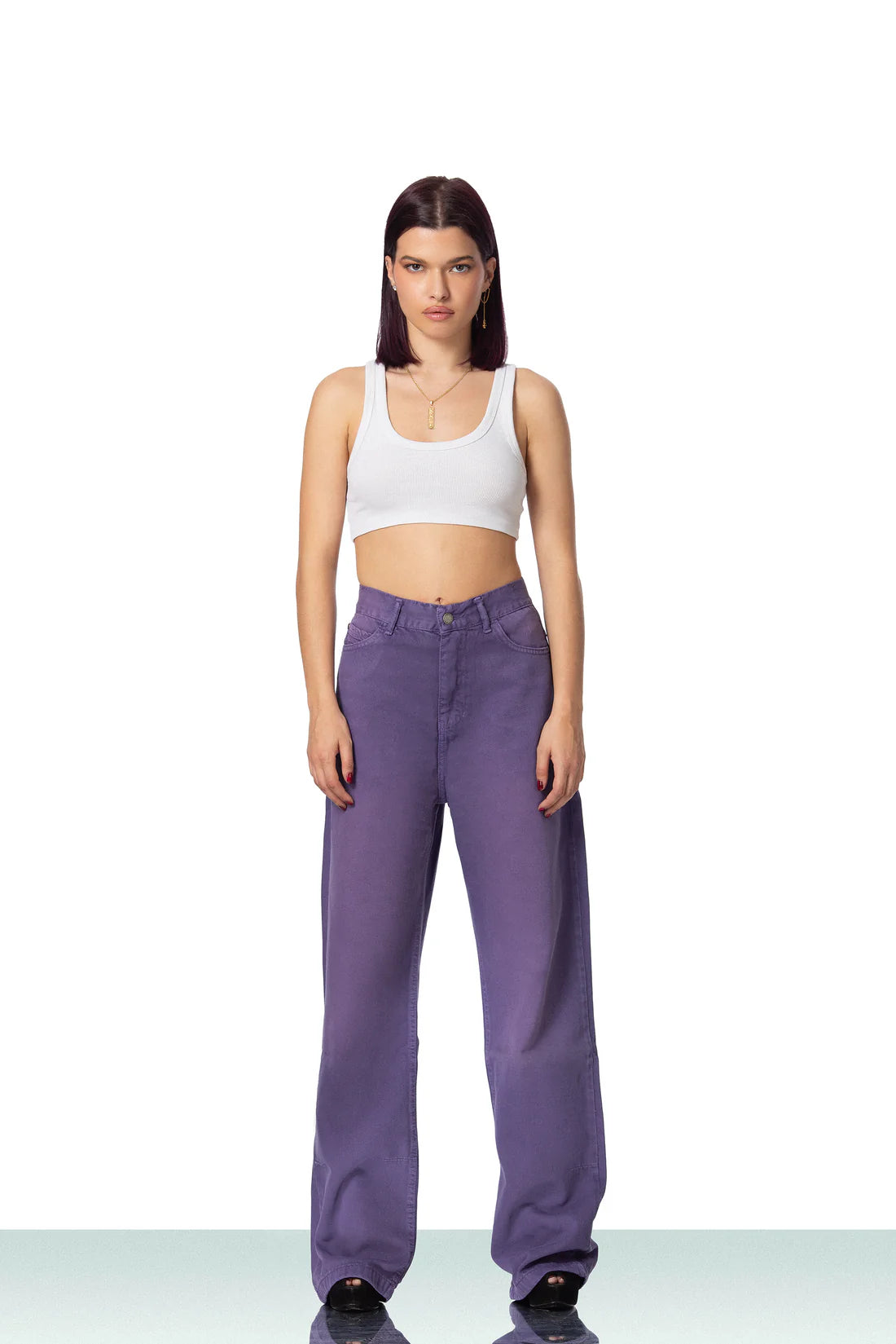 101 JEANS - plum