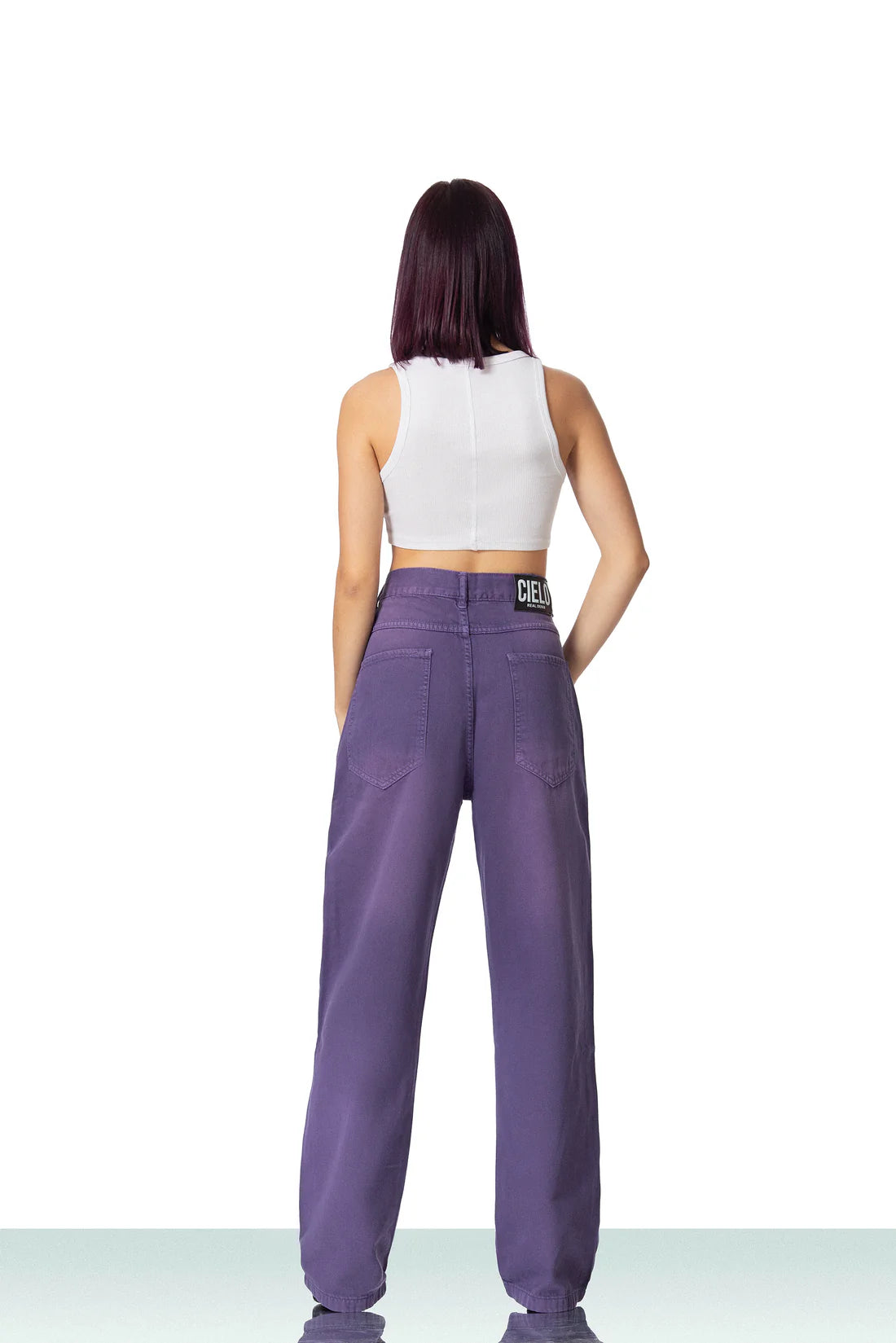 101 JEANS - plum