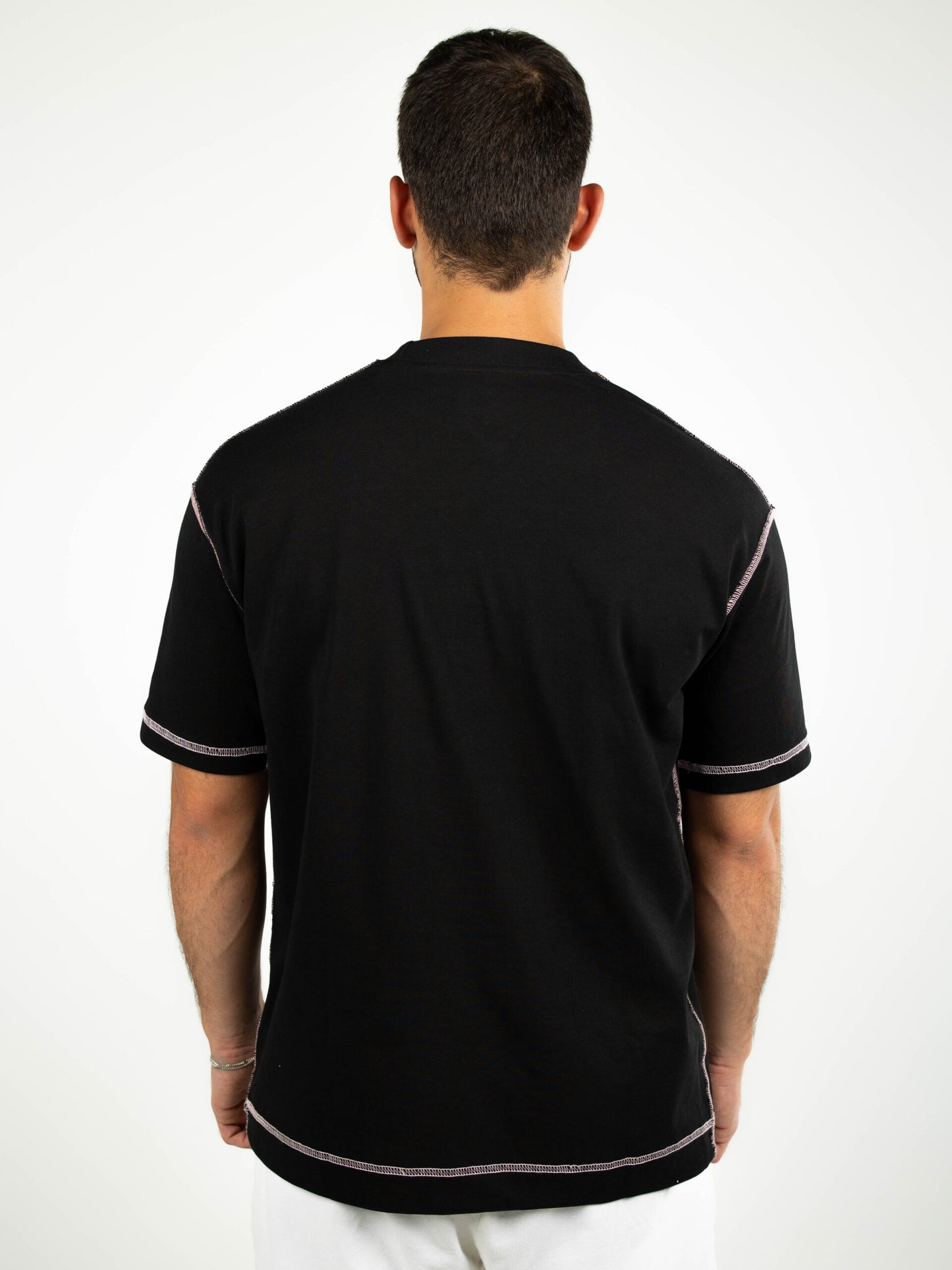 Stitched Tee Black