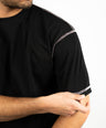 Stitched Tee Black