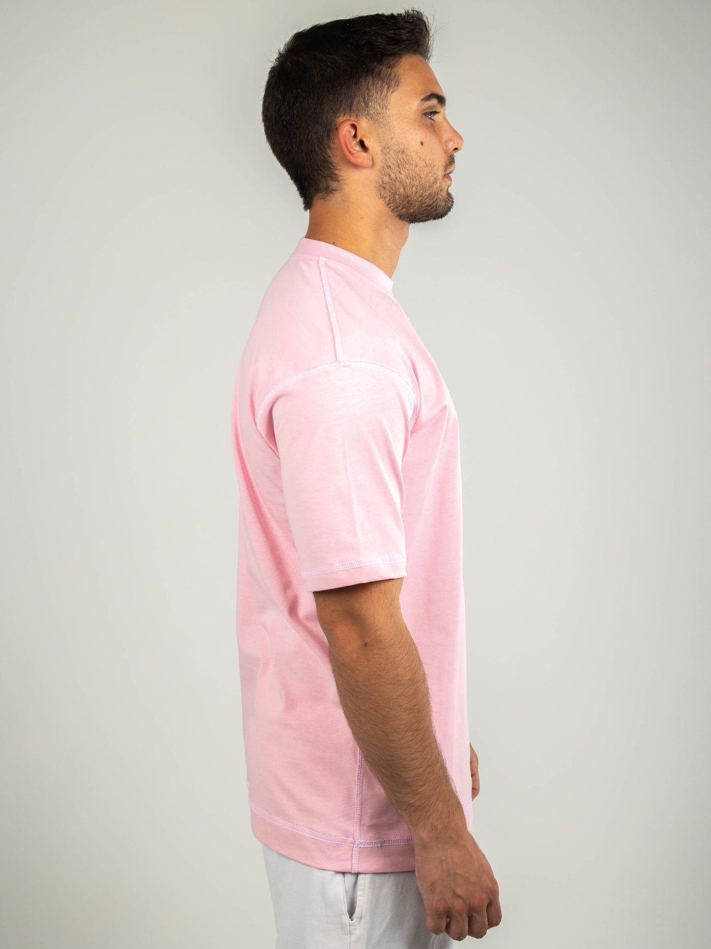 Stitched Tee Pink