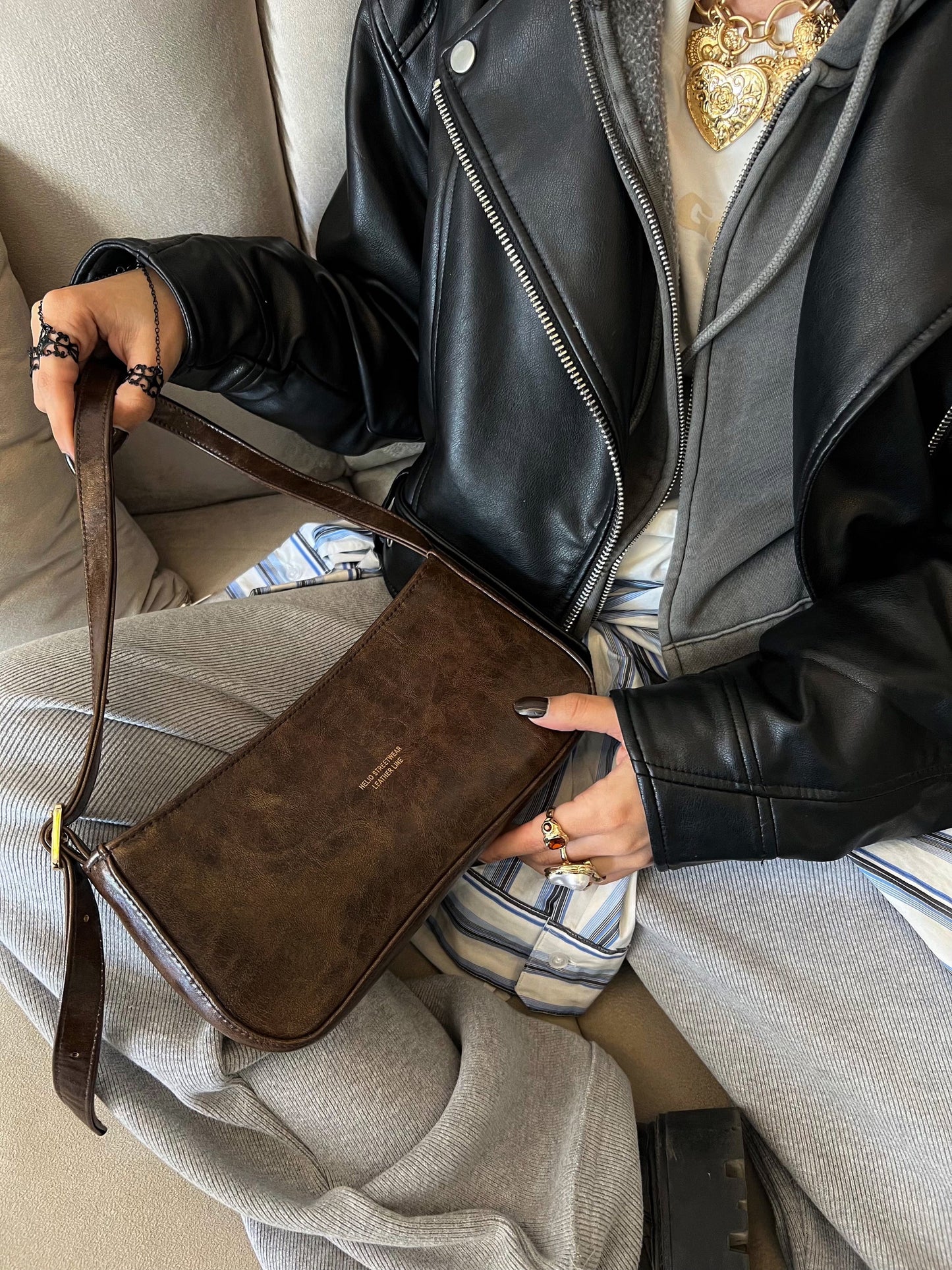 TOKEN BAG LEATHER