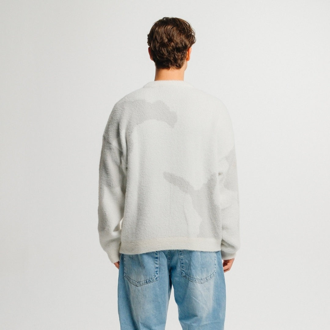 Sweater White x Grey