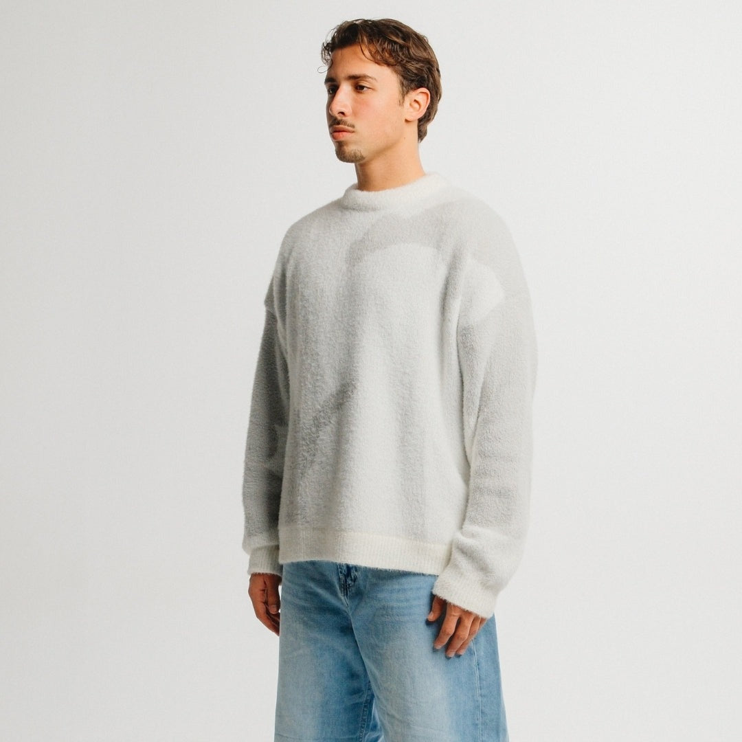 Sweater White x Grey