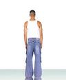 draped cargos grape