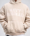 NO03 Varsity Beige Hoodie