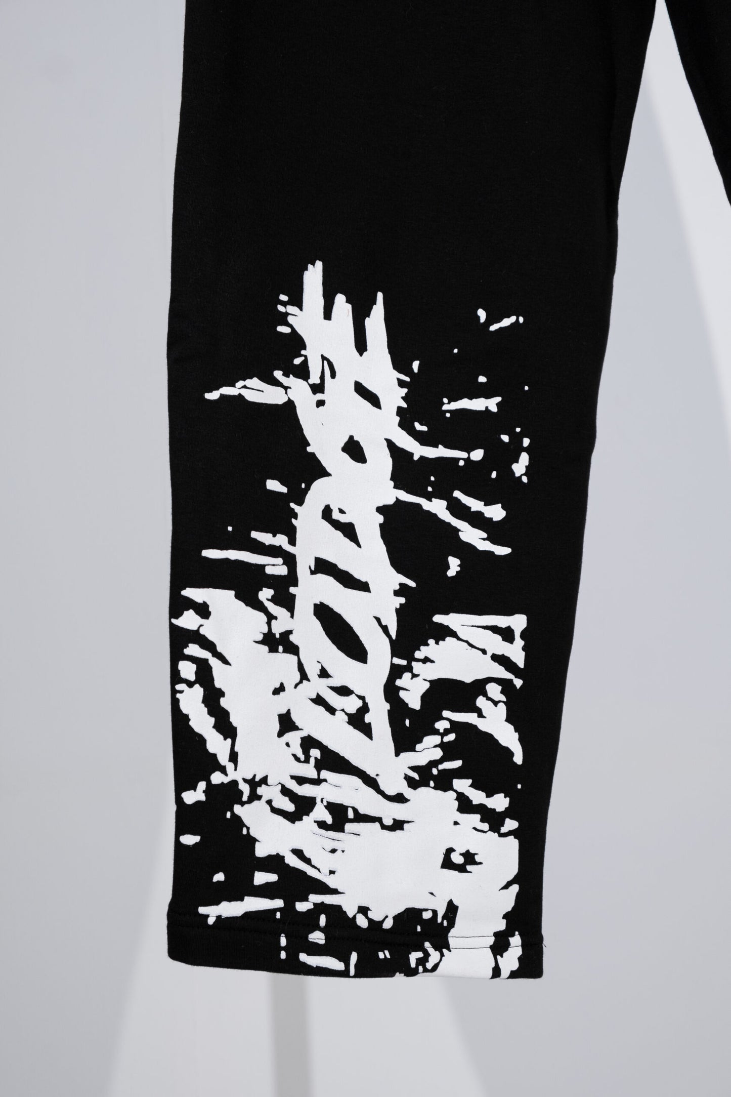 Printed sweatpants Black