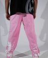 Printed sweatpants Pink