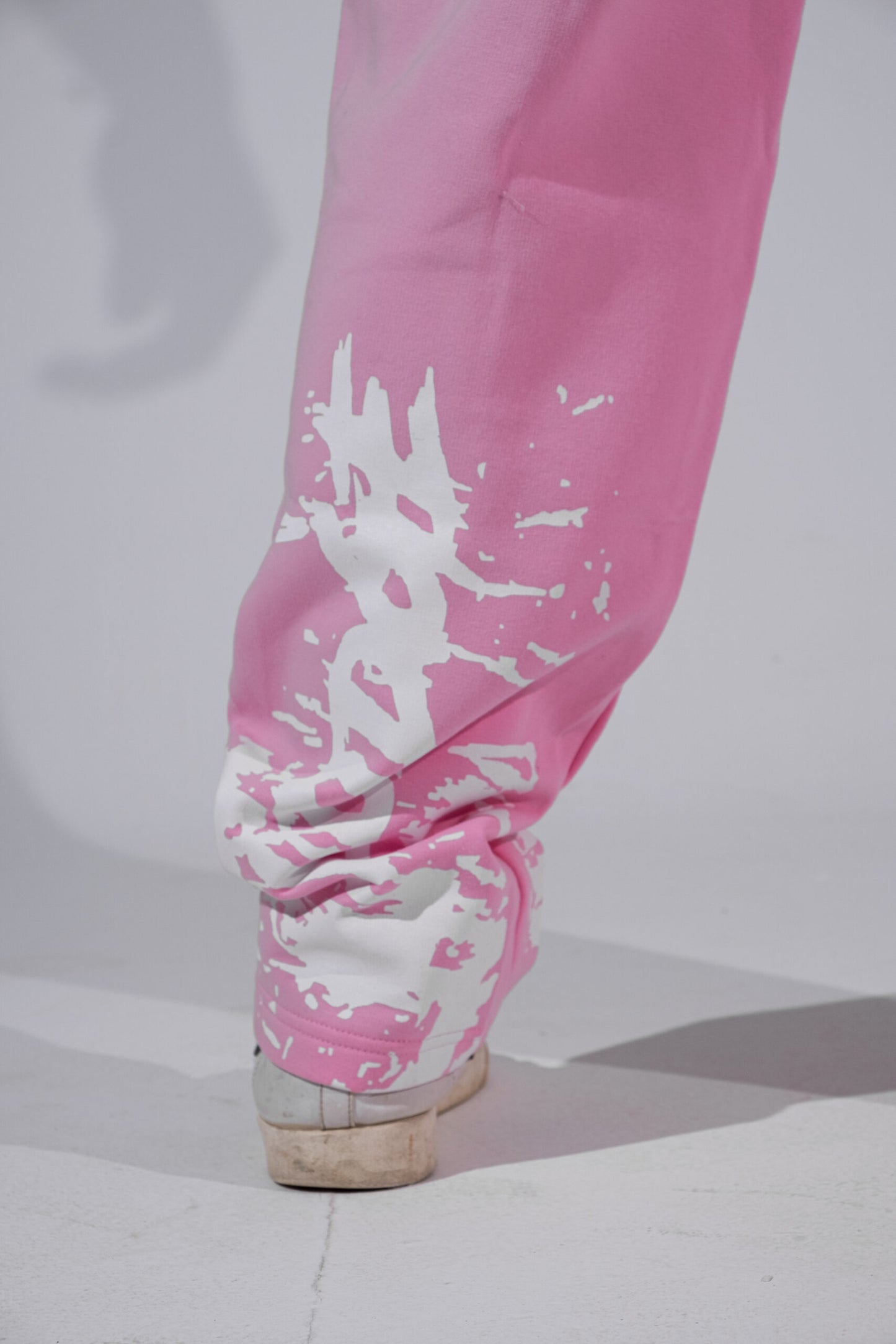 Printed sweatpants Pink