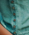 Rustic Top Buttons Green