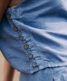 Rustic Top Buttons Blue