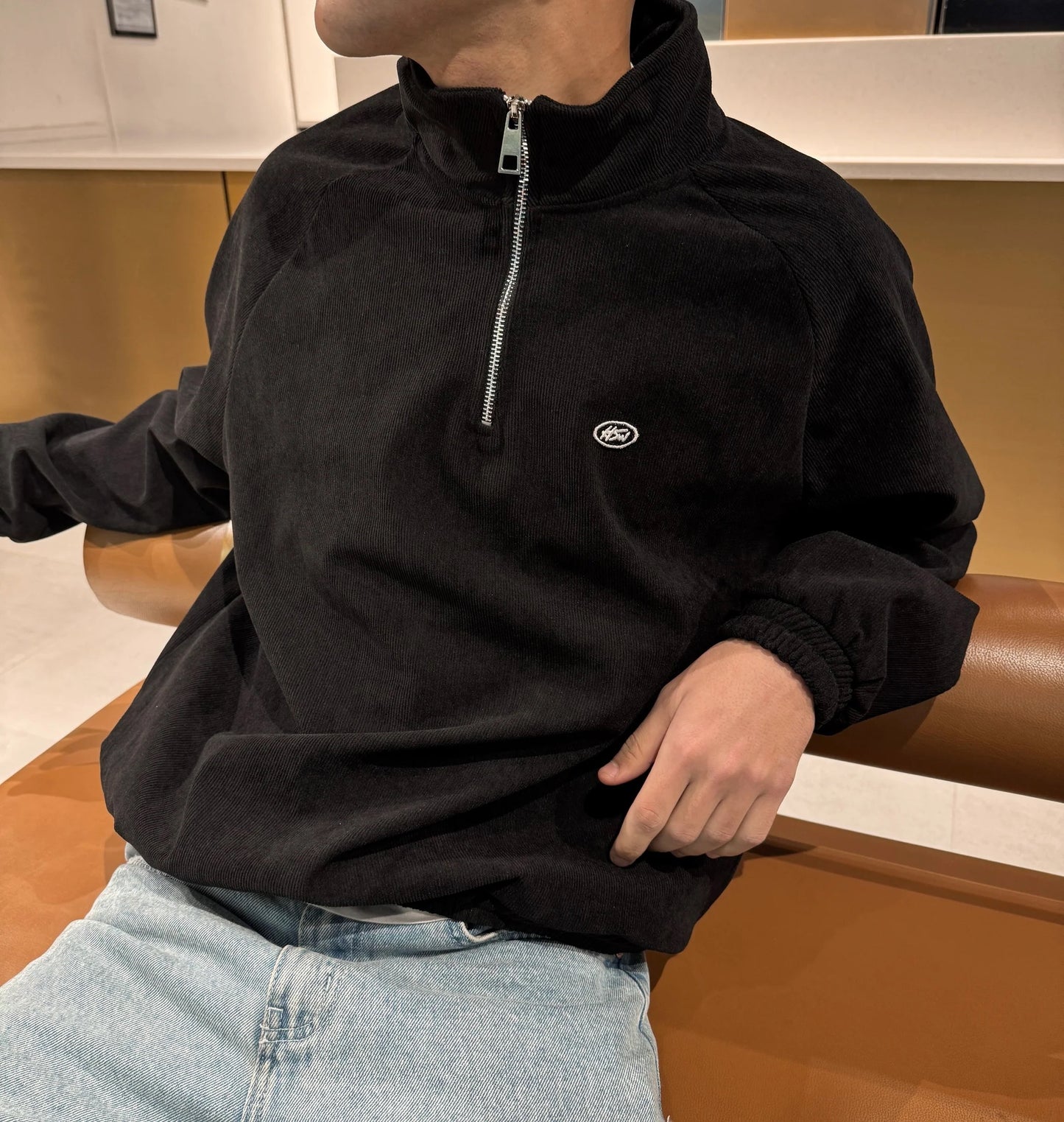 Corduroy Quarter Zip