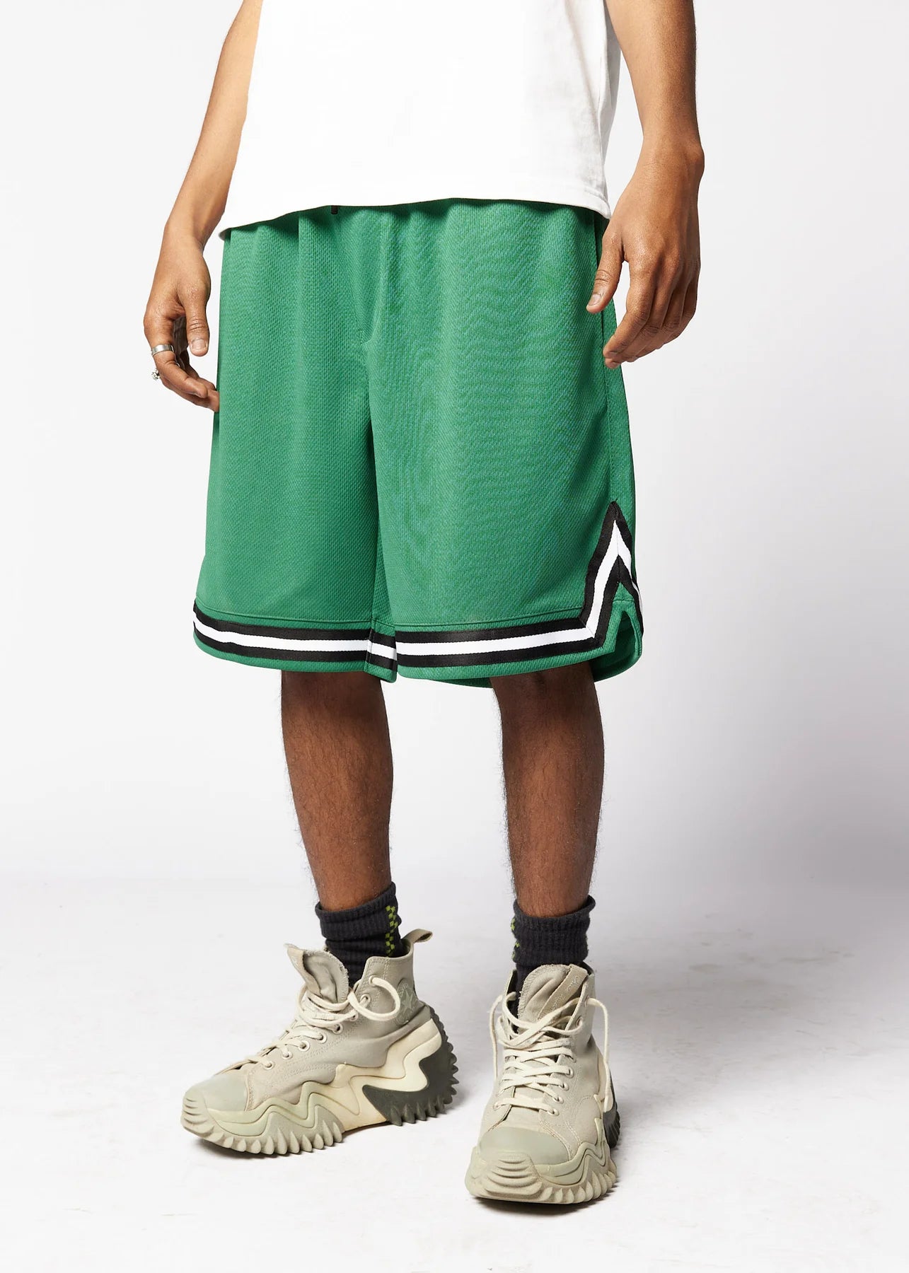 Green basketball short