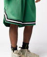 Green basketball short