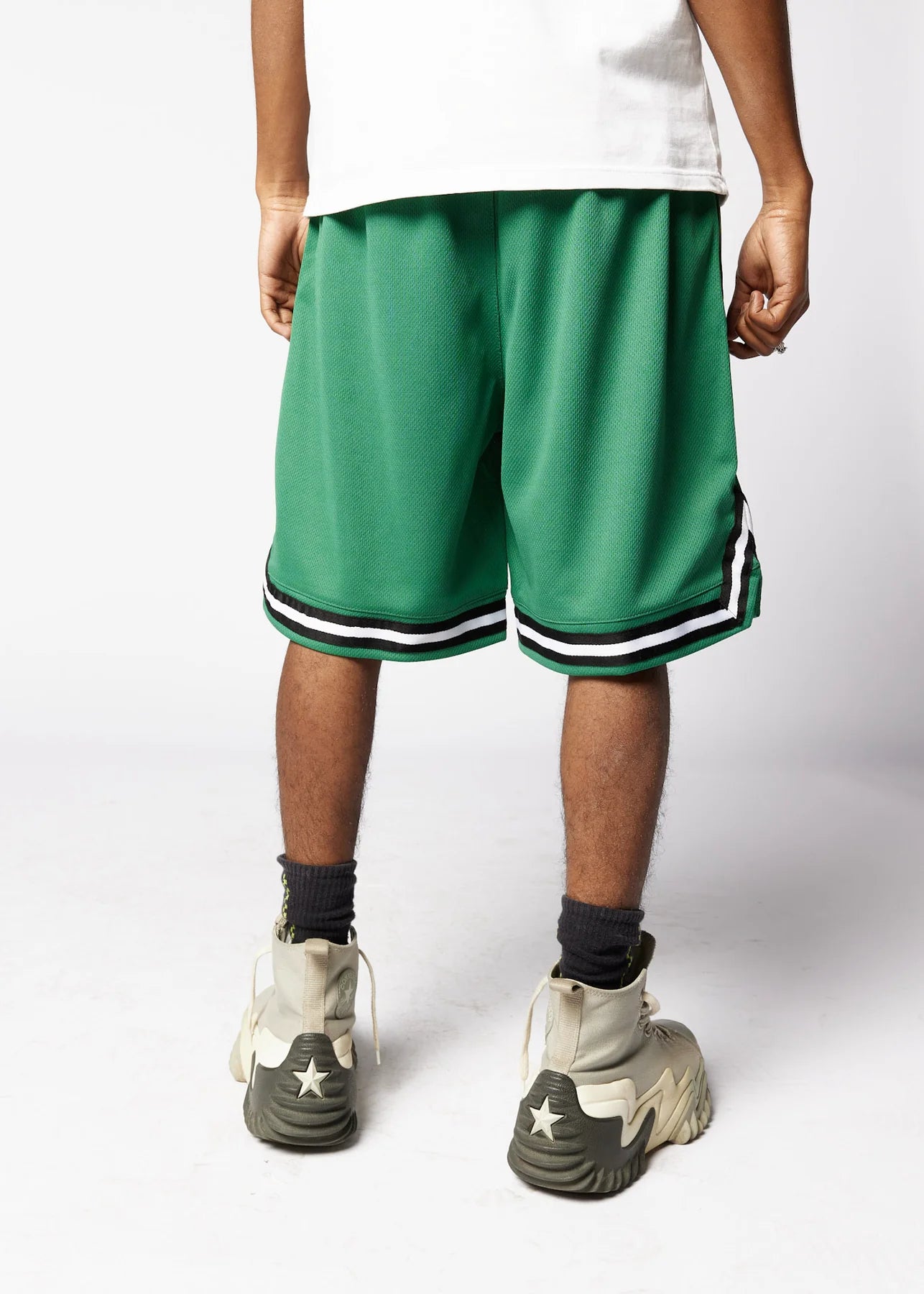 Green basketball short