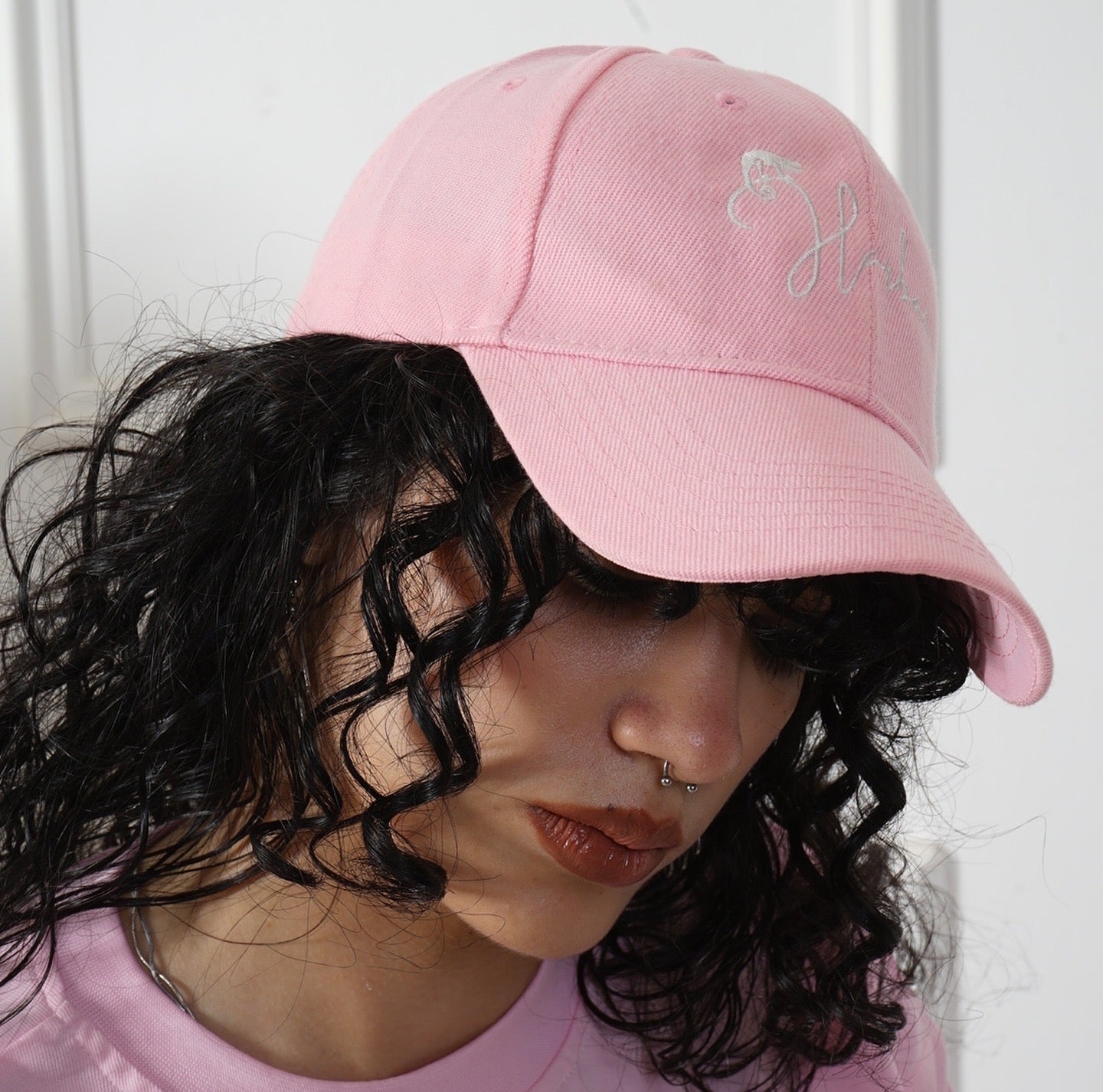 Fabric cap Pink