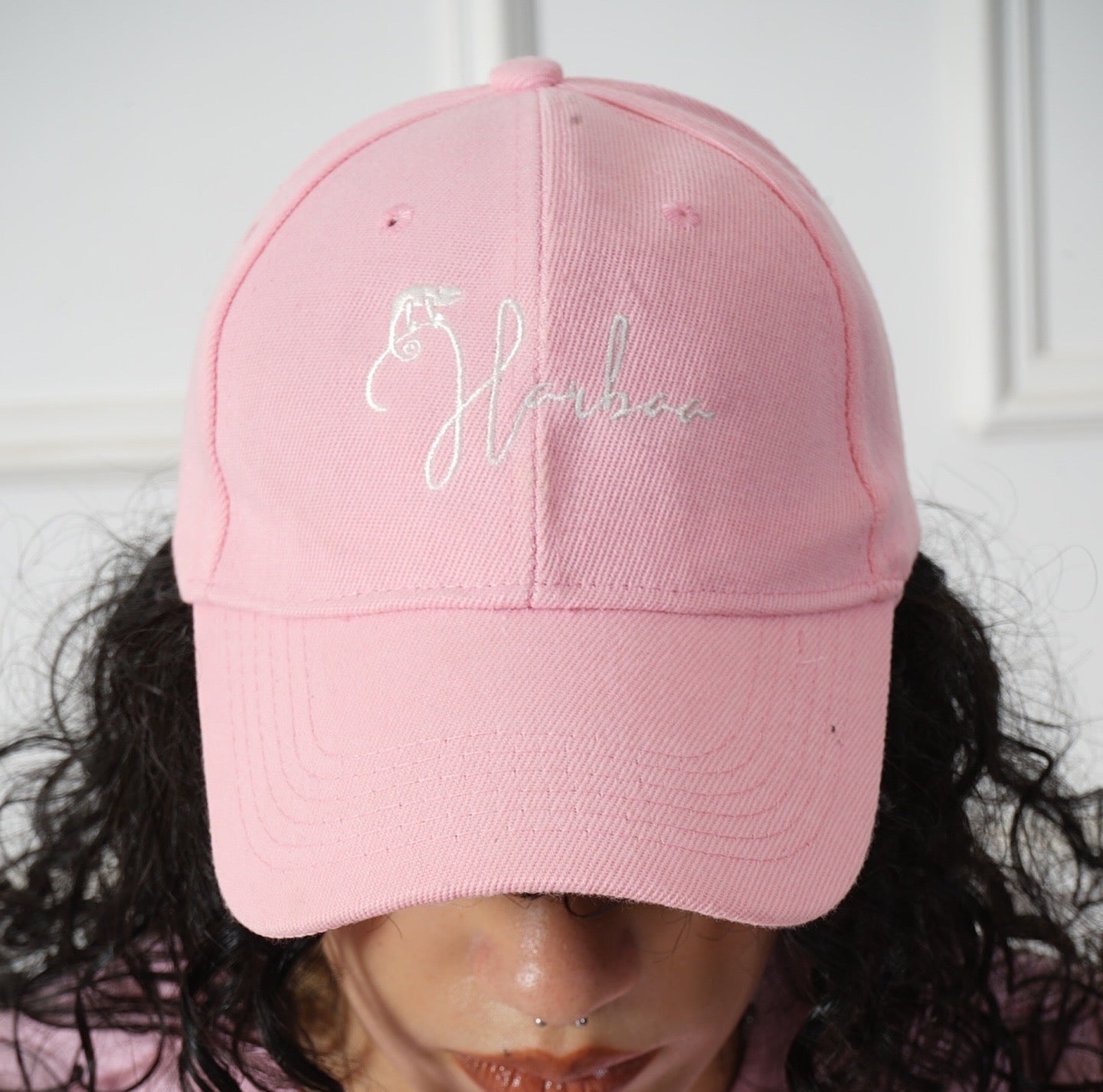 Fabric cap Pink