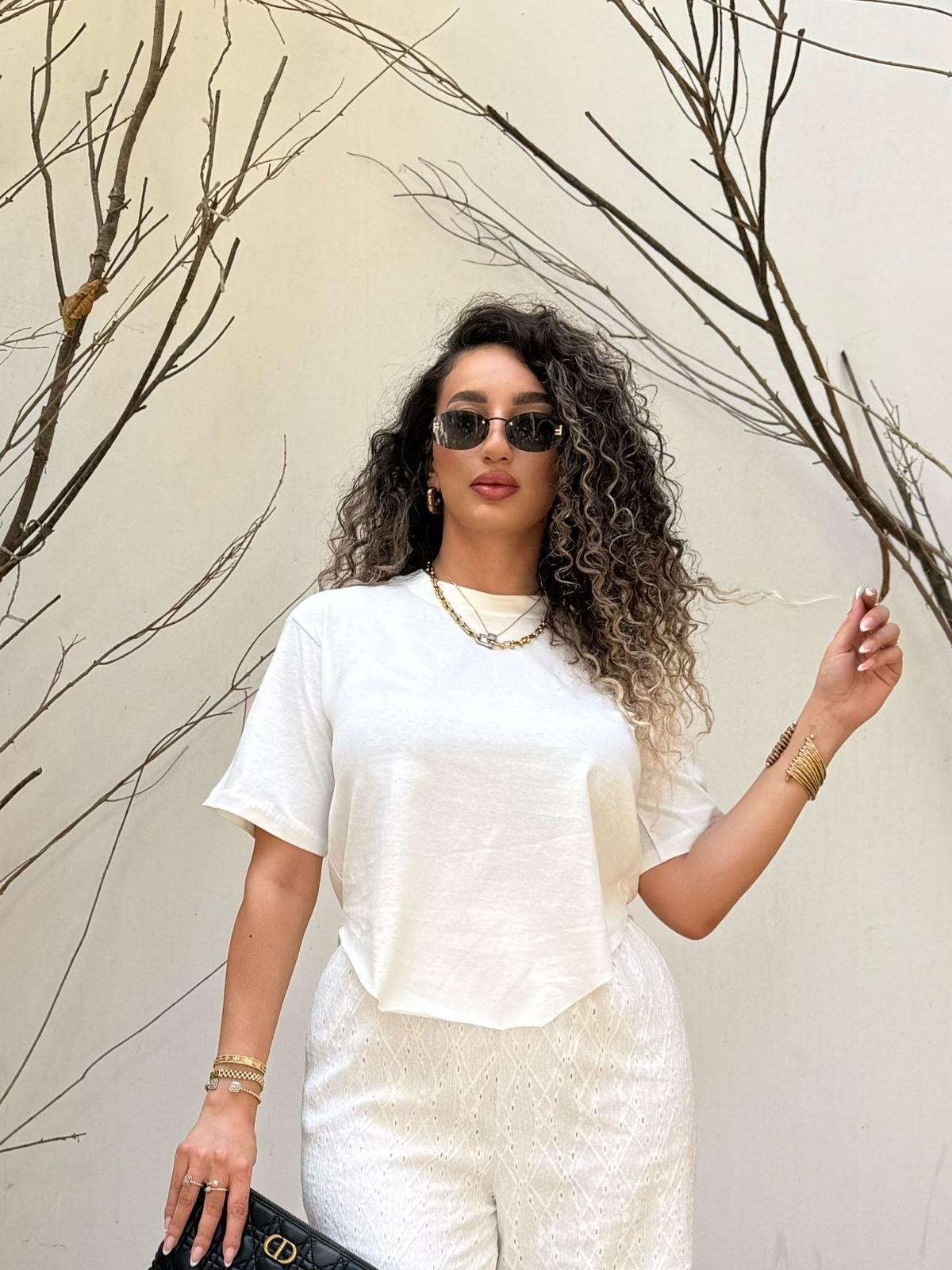 White Tee