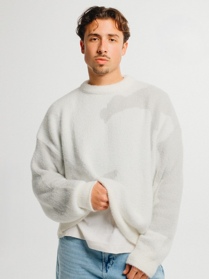 Sweater White x Grey
