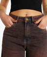 Heat Jeans Burgandy