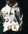 White Hustler hoodie