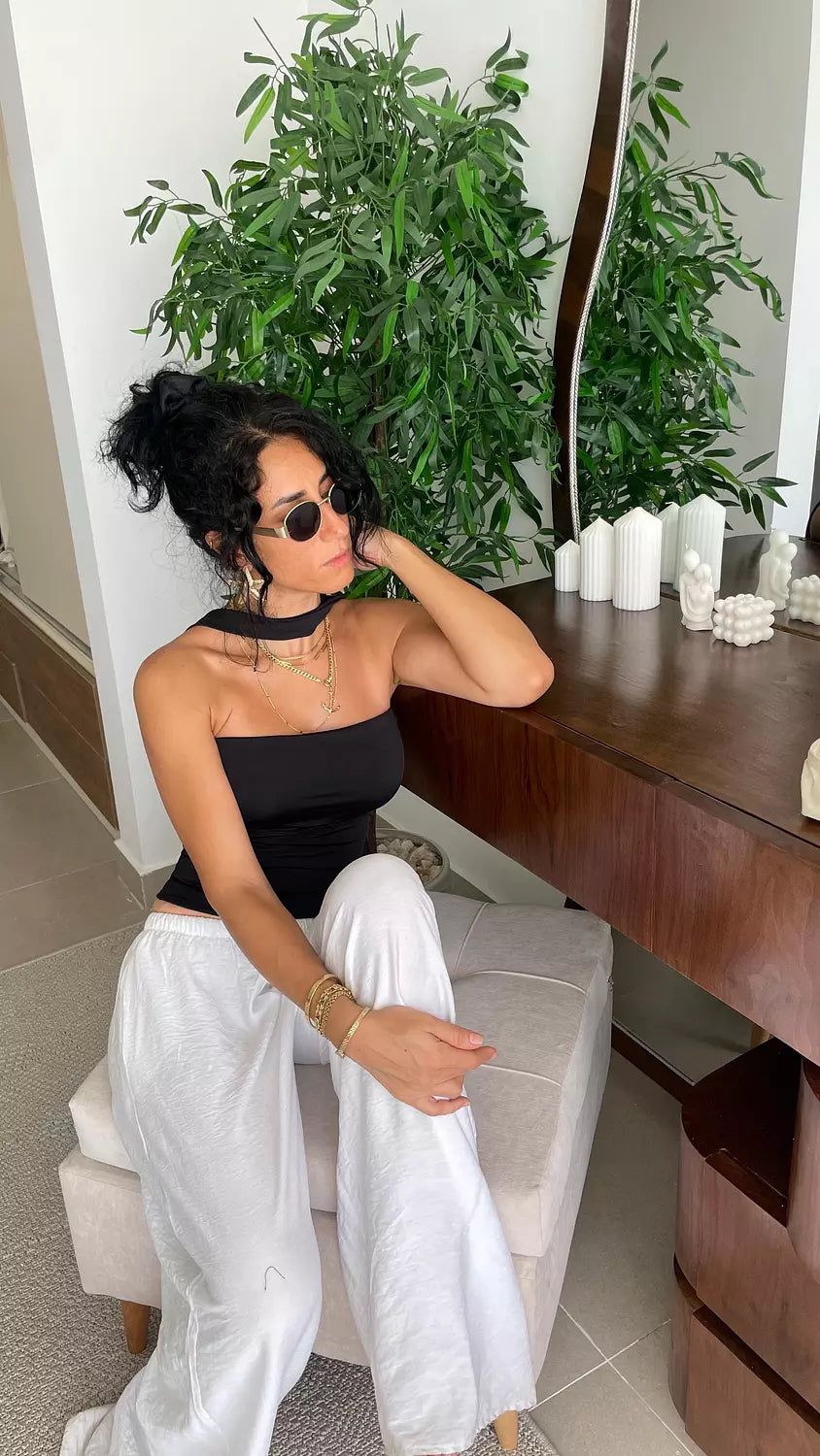 Tube Top with Neck Strap
