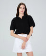 Buttonless Polo Black