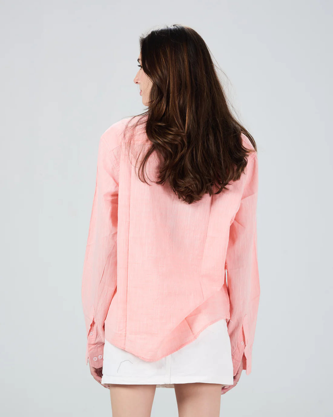 Linen Shirt Peach