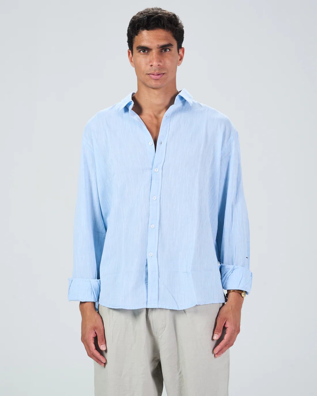 Linen Shirt Blue