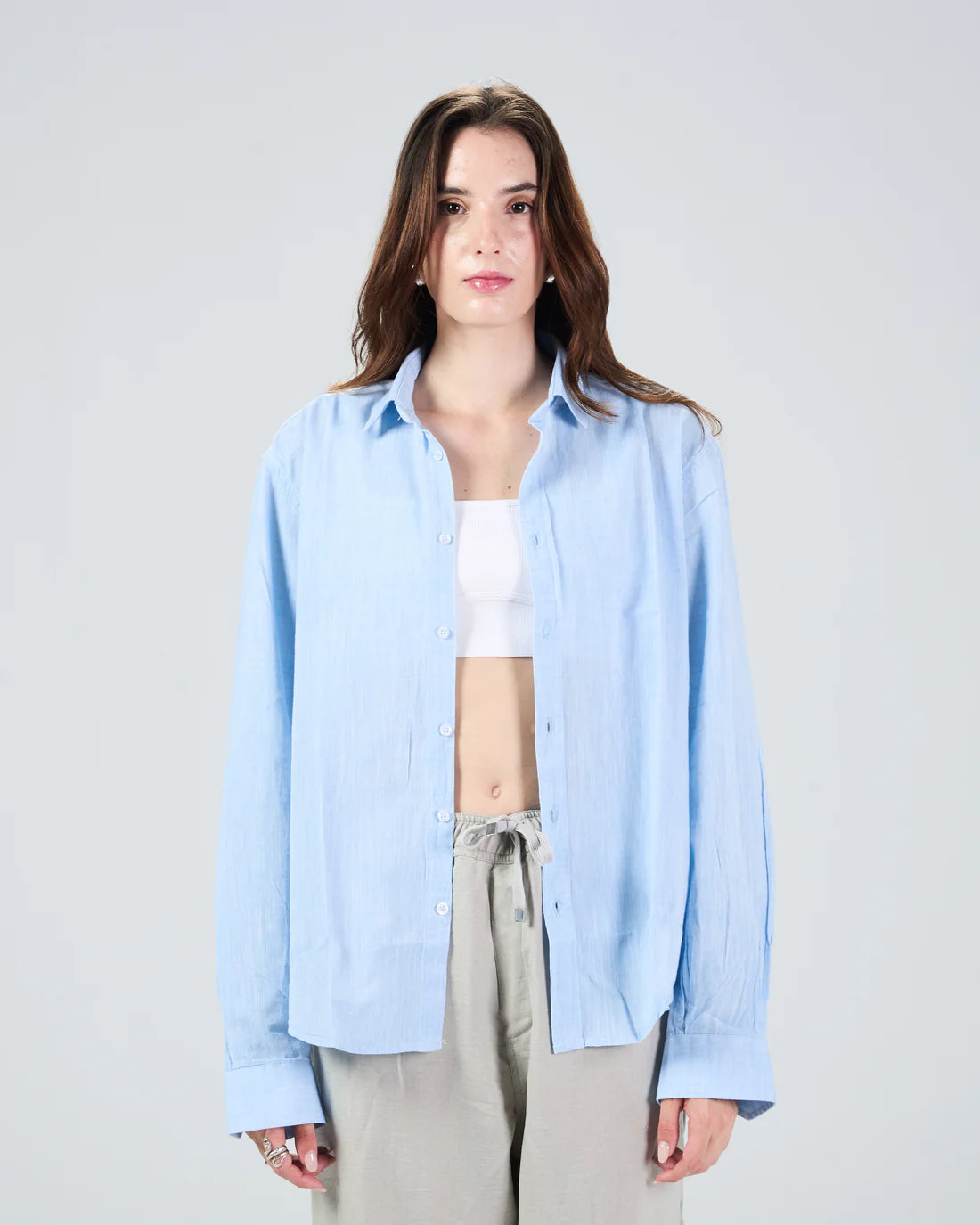 Linen Shirt Blue