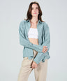 Linen shirt Turquoise