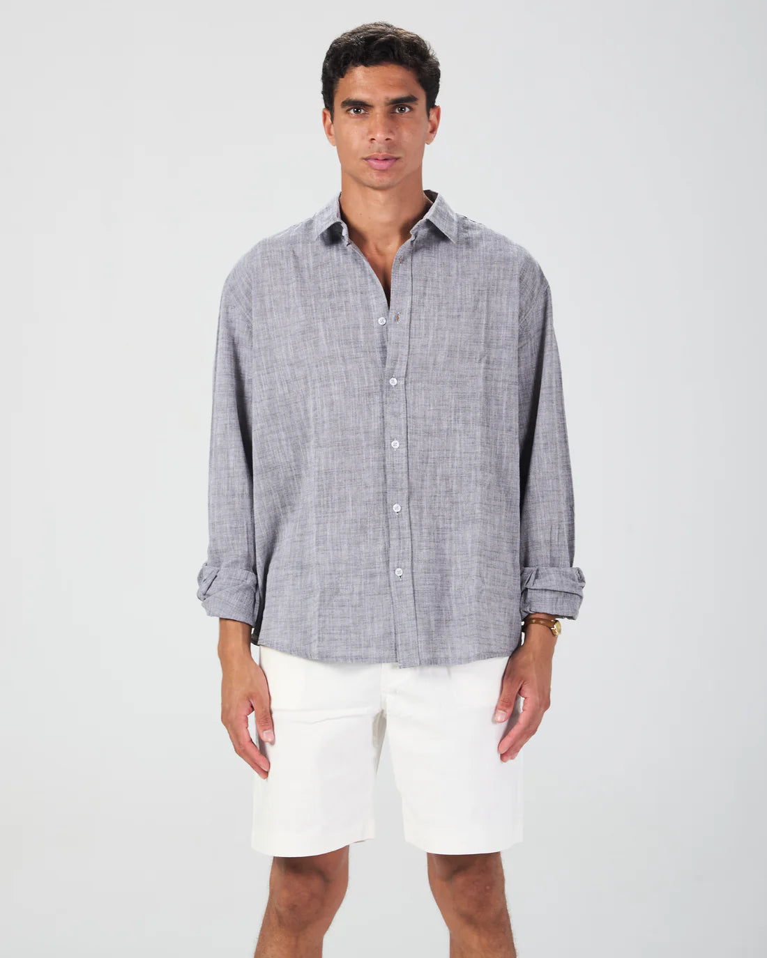 Linen shirt Grey