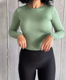 Long Sleeves Basic Top
