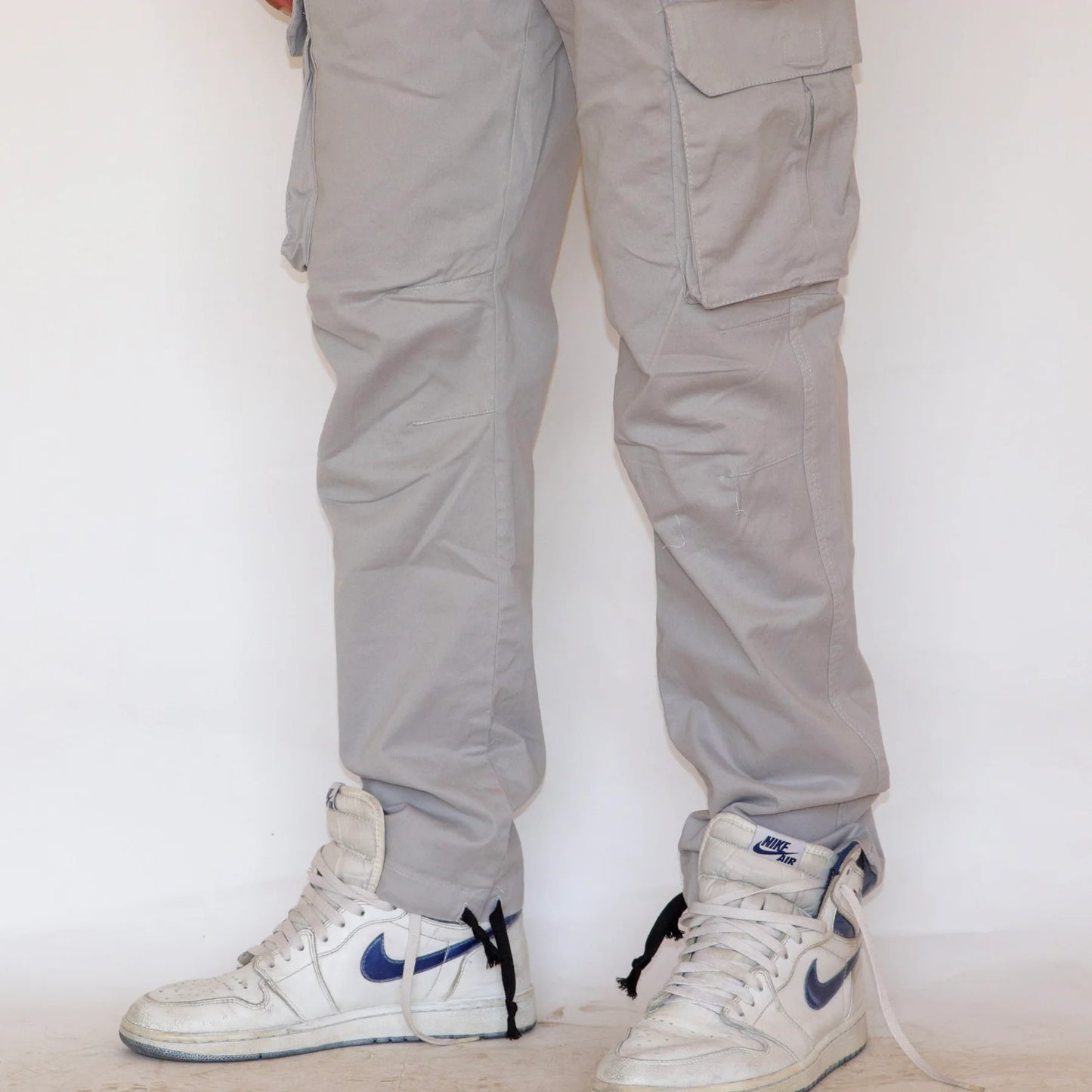 Grey cargo pants