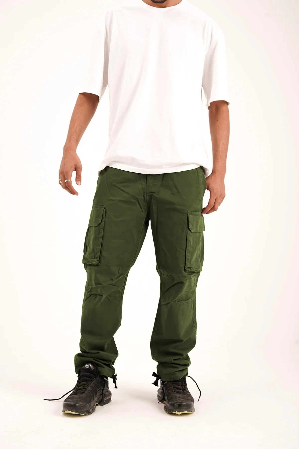 Olive cargo pants