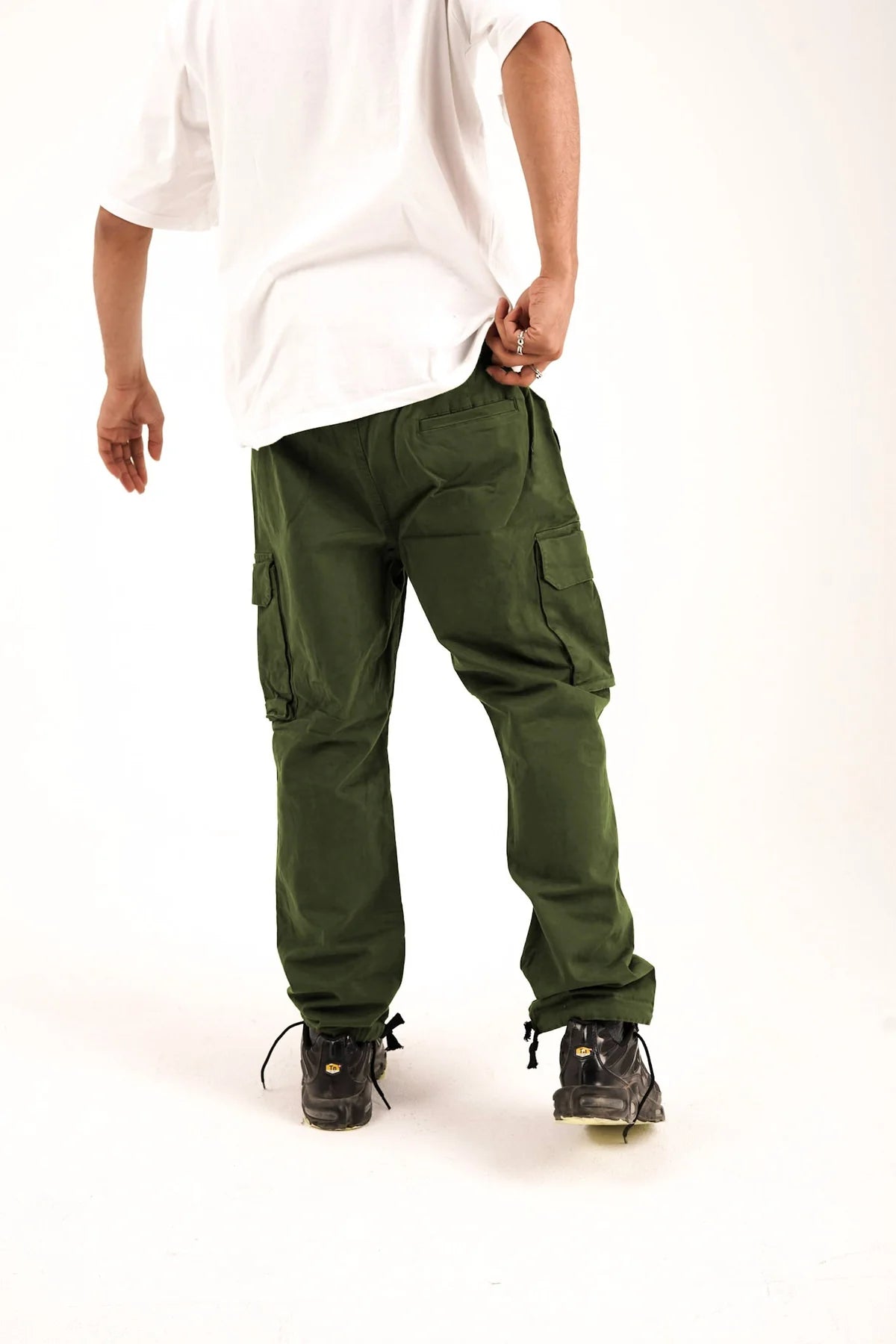 Olive cargo pants