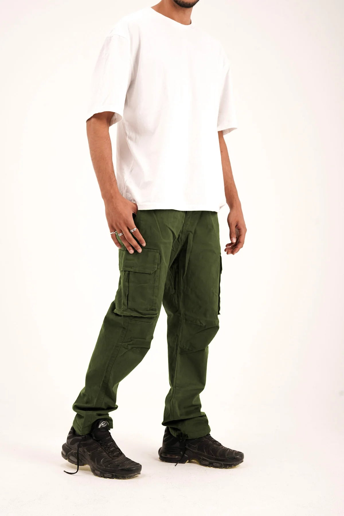 Olive cargo pants