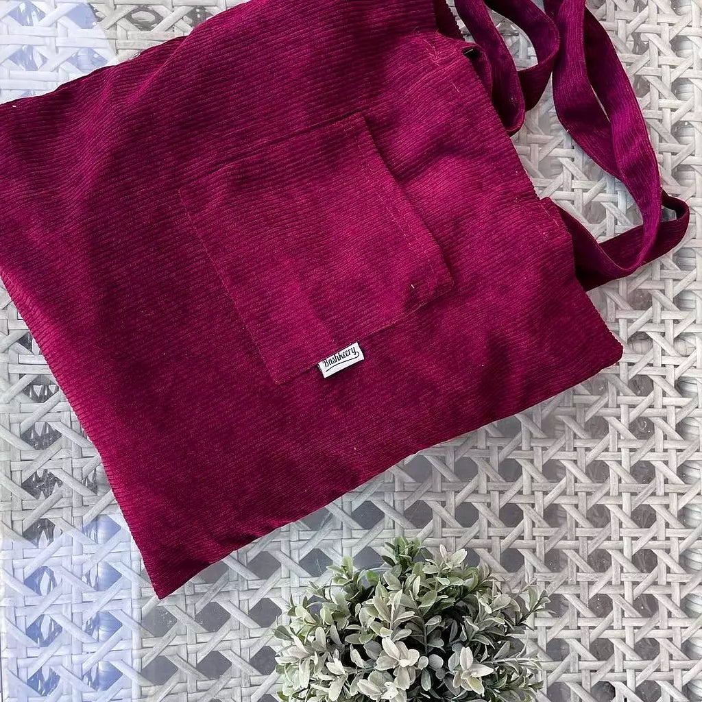 Maroon Tote Bag