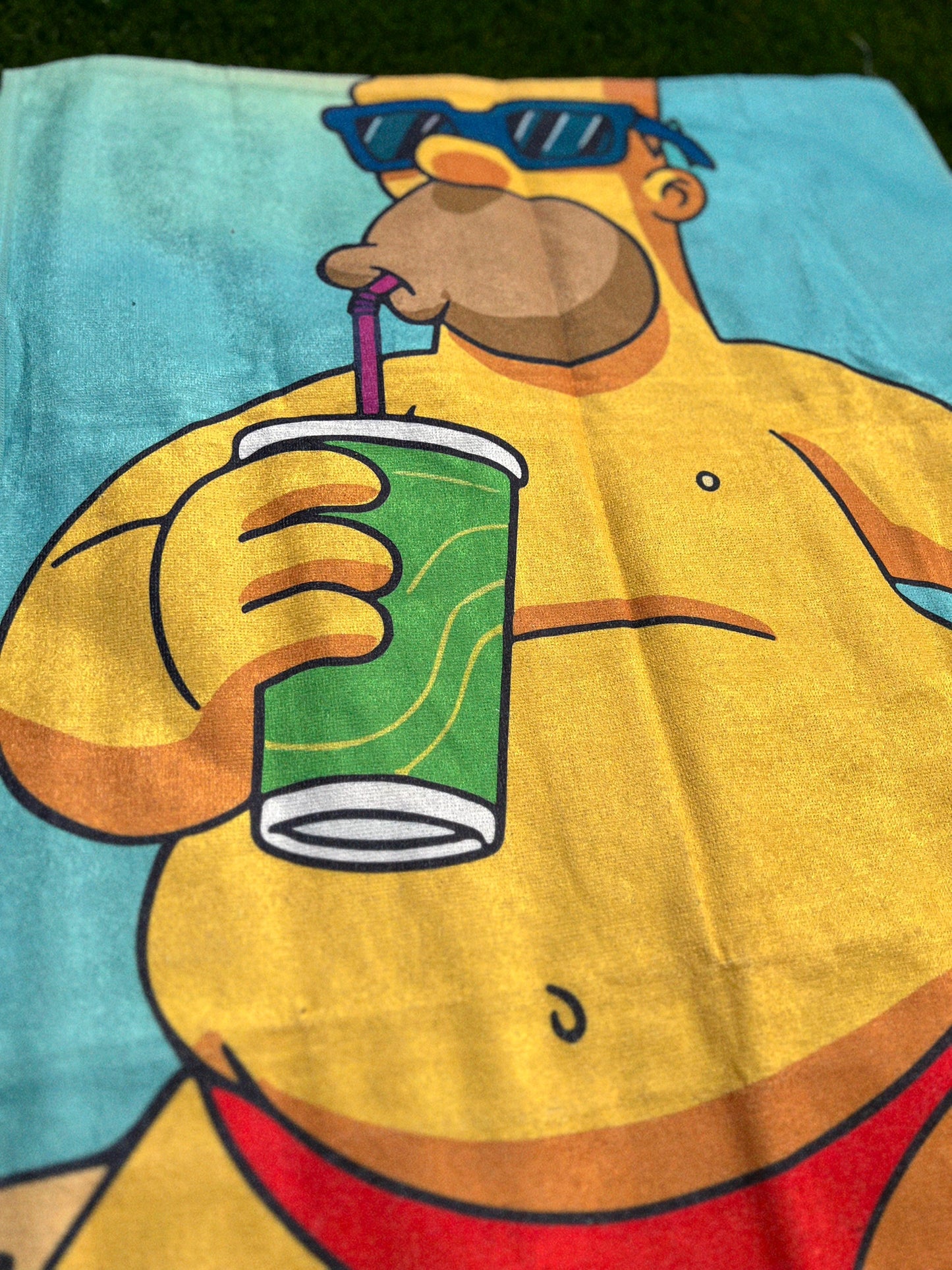 Simspom Summer Body Beach Towel
