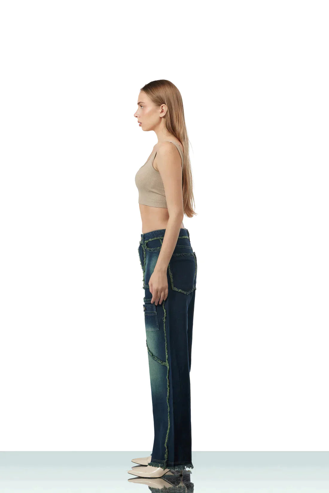 Old West Jeans dark green