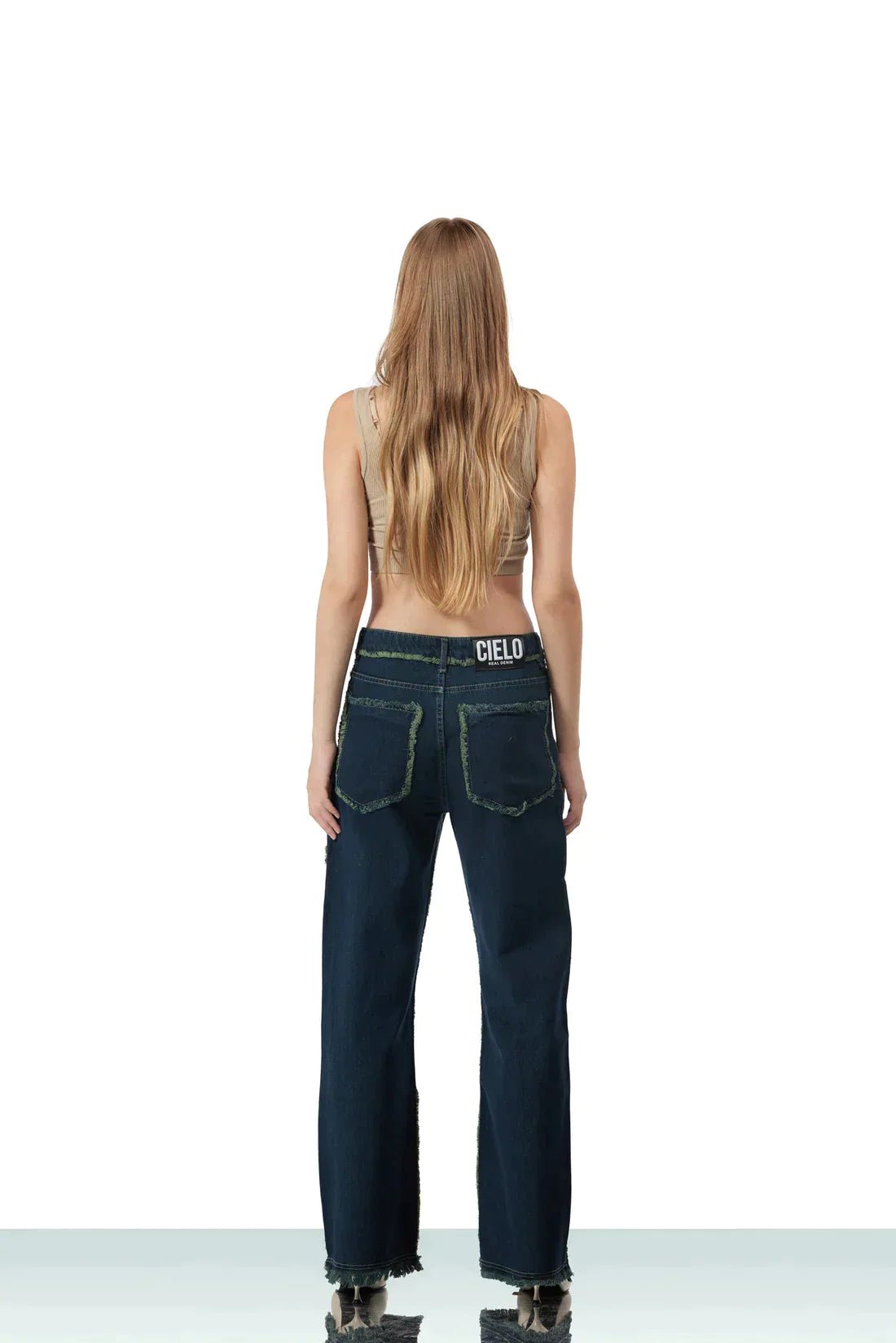 Old West Jeans dark green