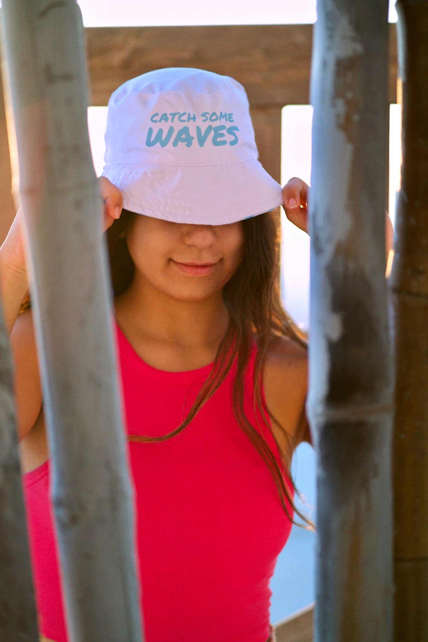 Catch Some Waves Bucket Hat